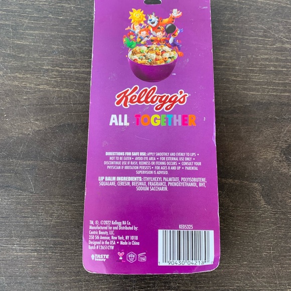 Kellogg’s All Together Cereal 8 pack Assorted Variety Flavored Lip Balms .12 oz - Picture 3 of 6